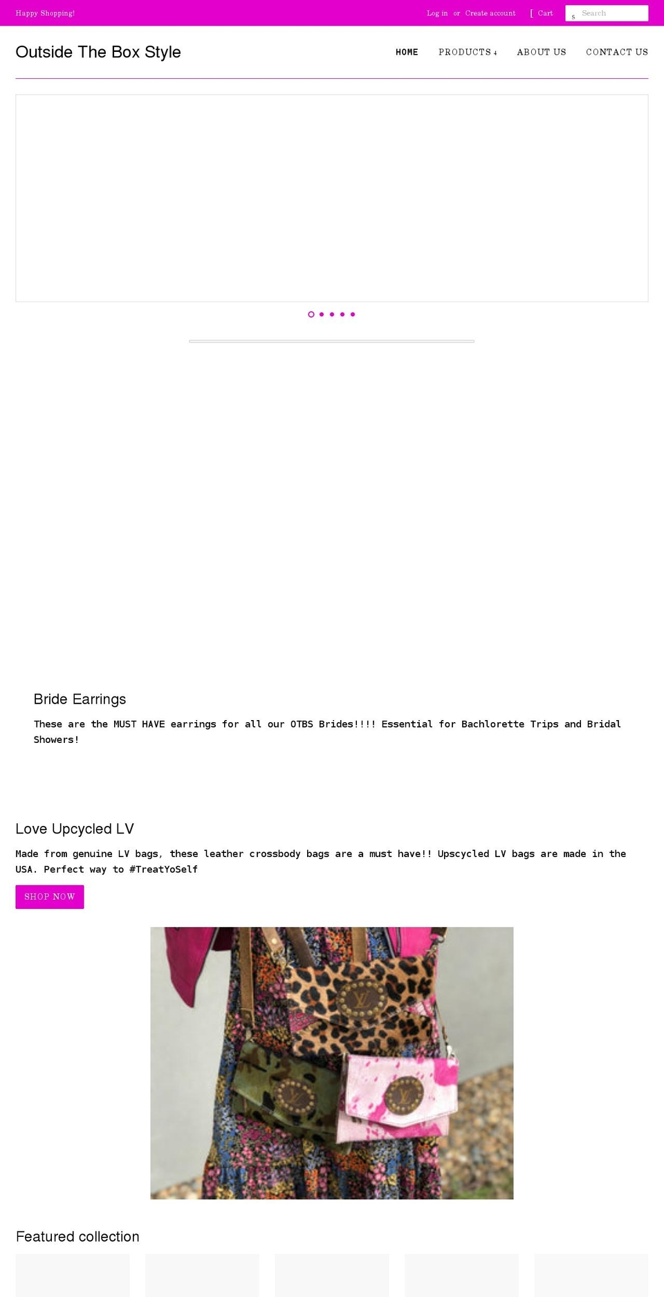 outsidetheboxstyle.com shopify website screenshot