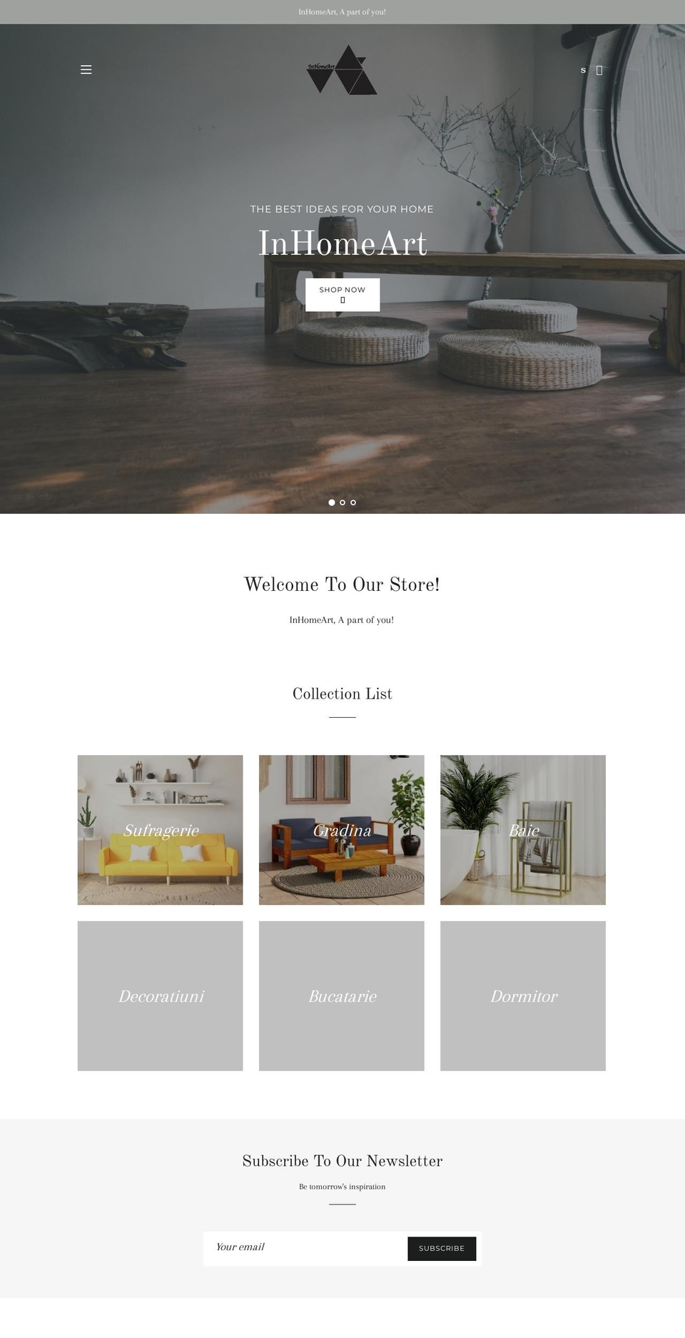 outthinkerslifestyle.com — Shopify storefront screenshot
