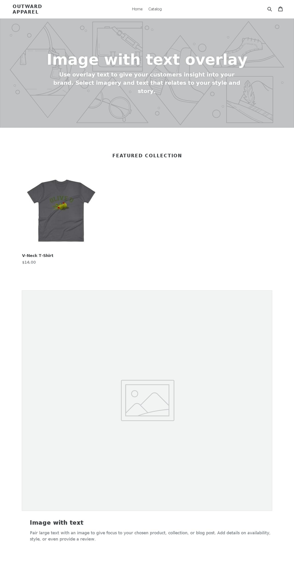 outwardapparel.com — Shopify storefront screenshot