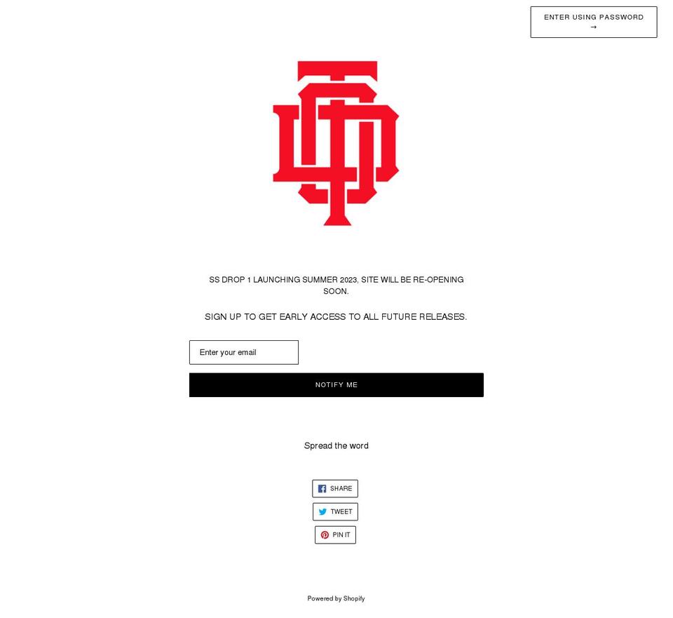 outxdated.com shopify website screenshot
