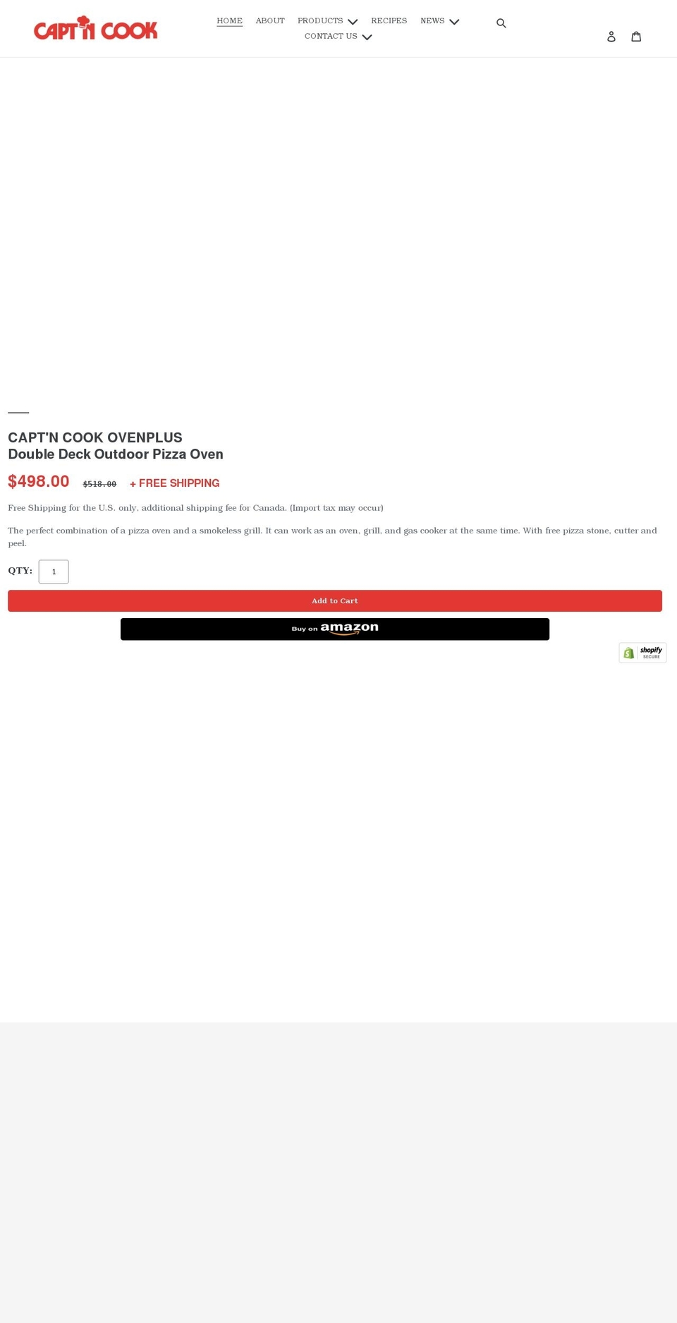 ovenplus.com shopify website screenshot
