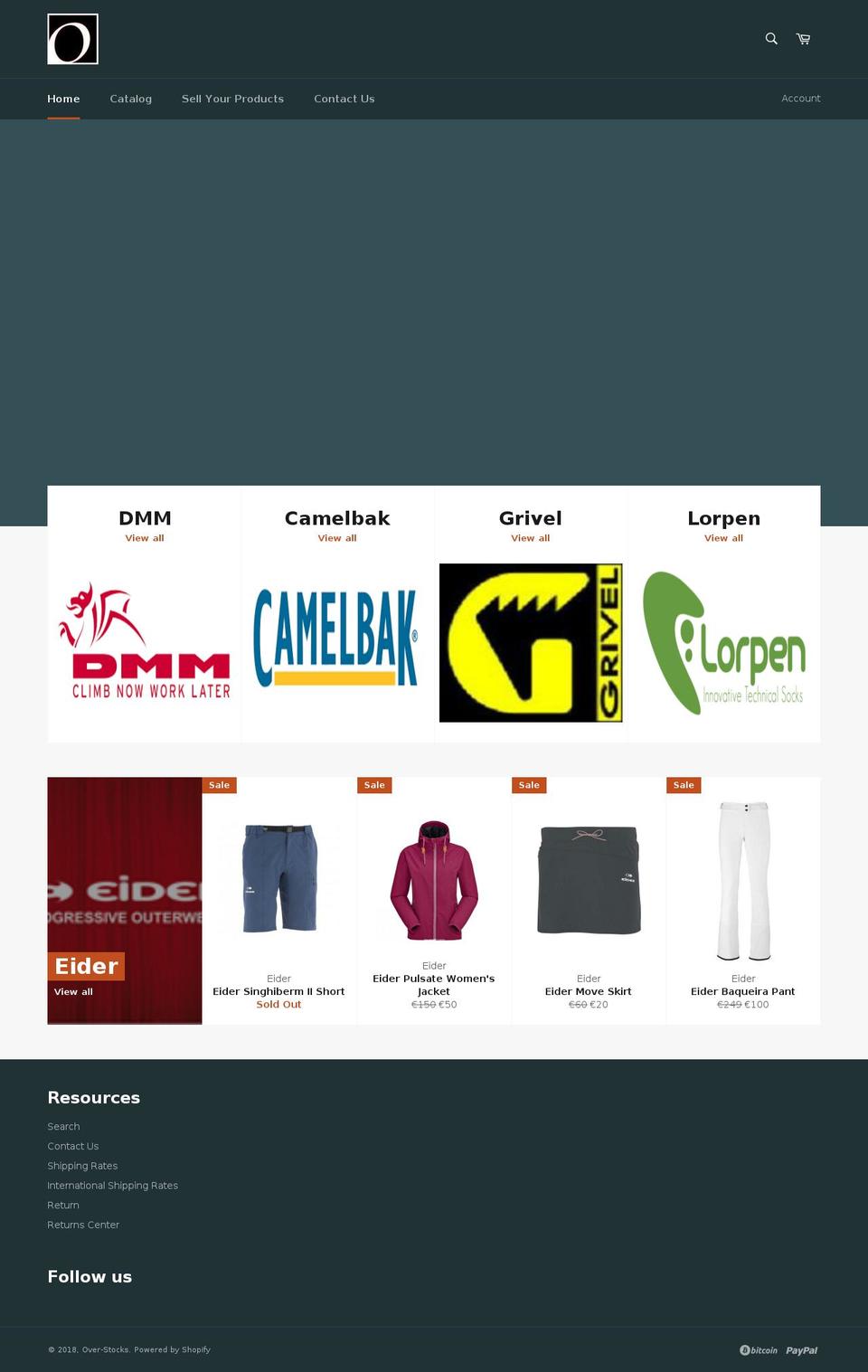 over-stocks.net shopify website screenshot