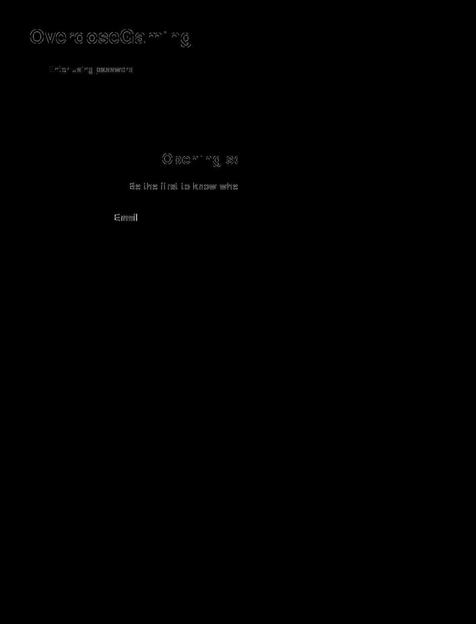 overdosegaming.com shopify website screenshot