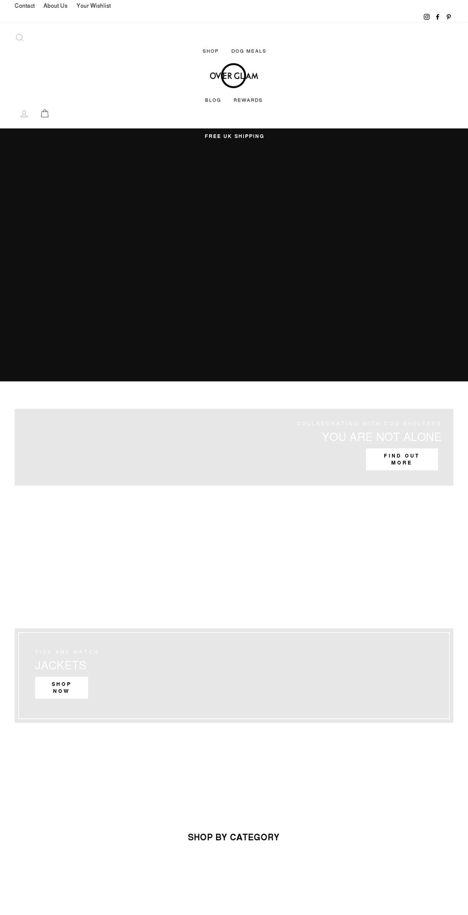 overglam.com shopify website screenshot