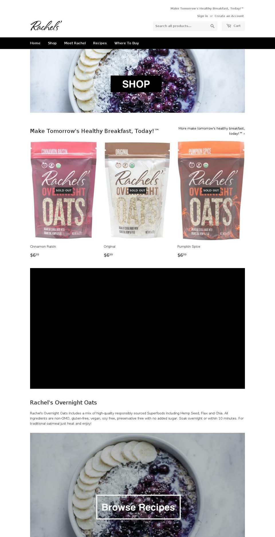 overniteoats.com — Shopify storefront screenshot