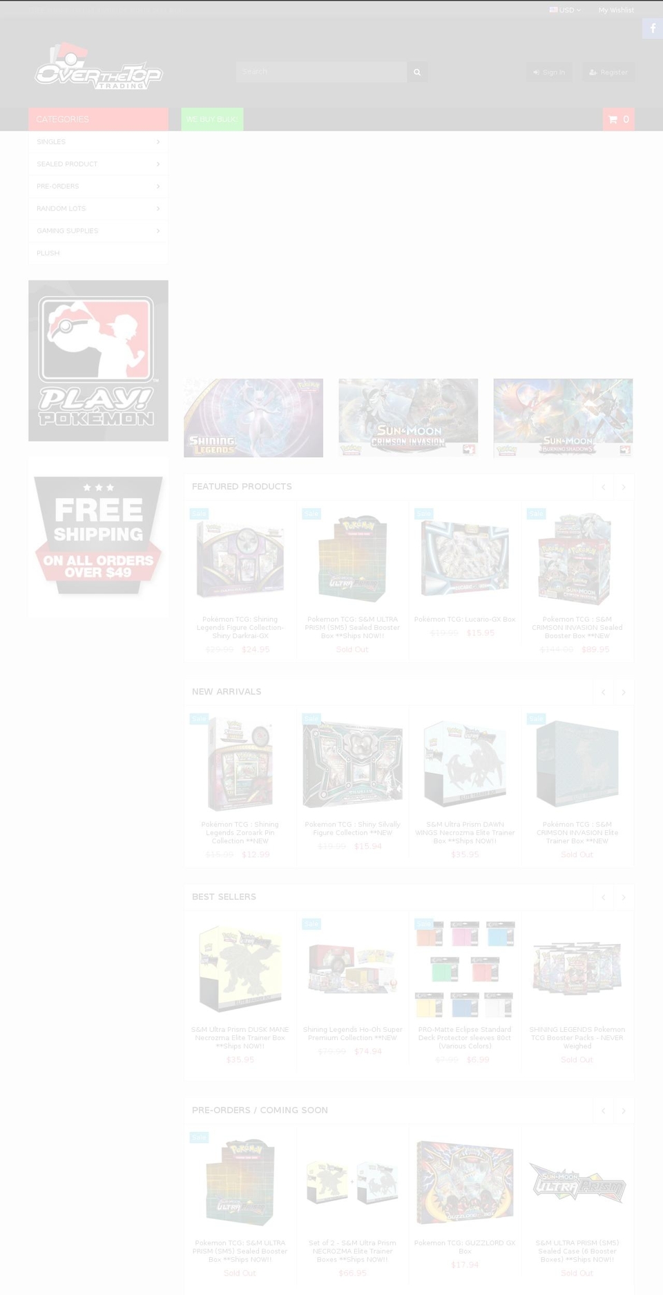 megashop-v1-1 Shopify theme site example overthetoptrading.com