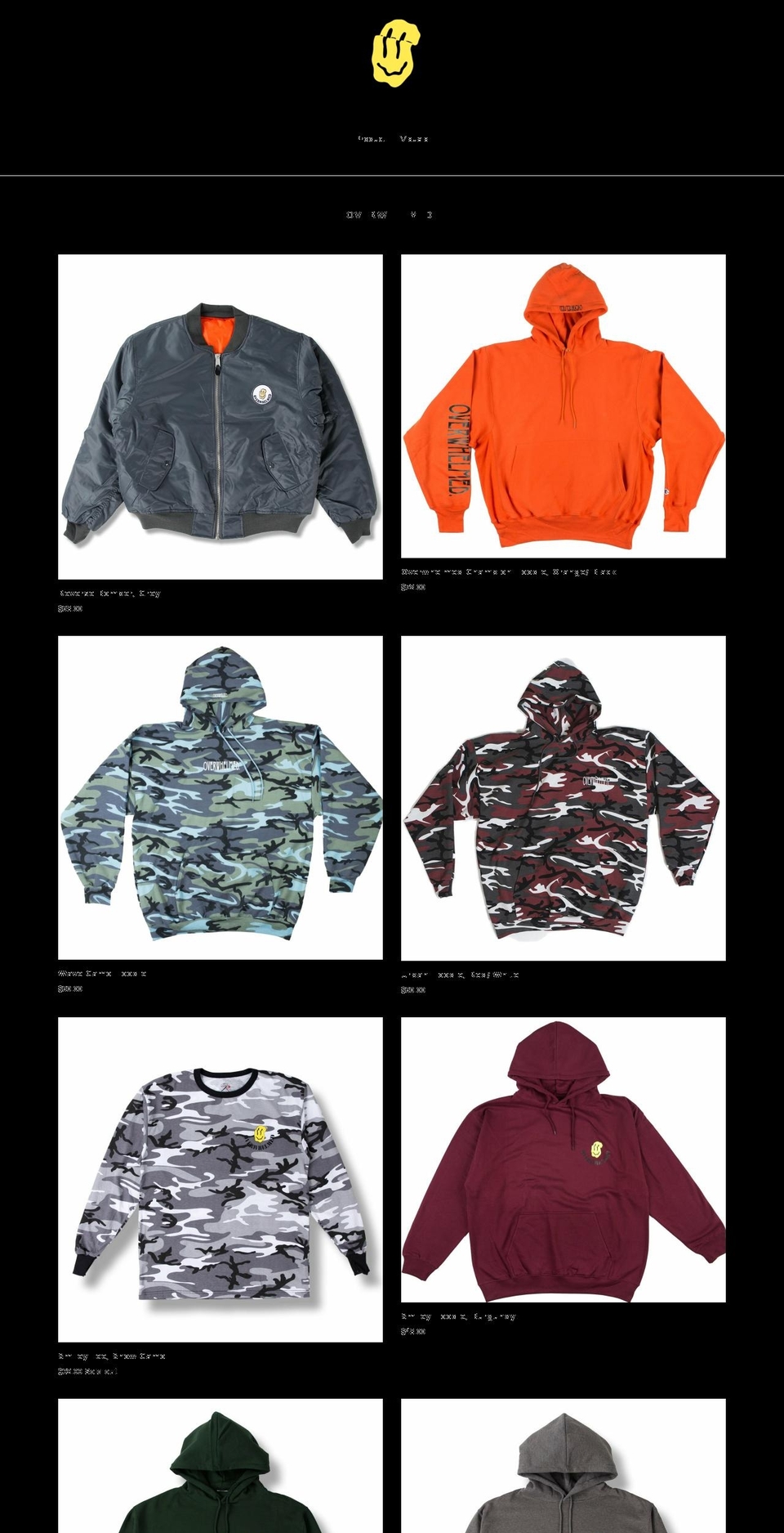 overwhelmedla.com shopify website screenshot