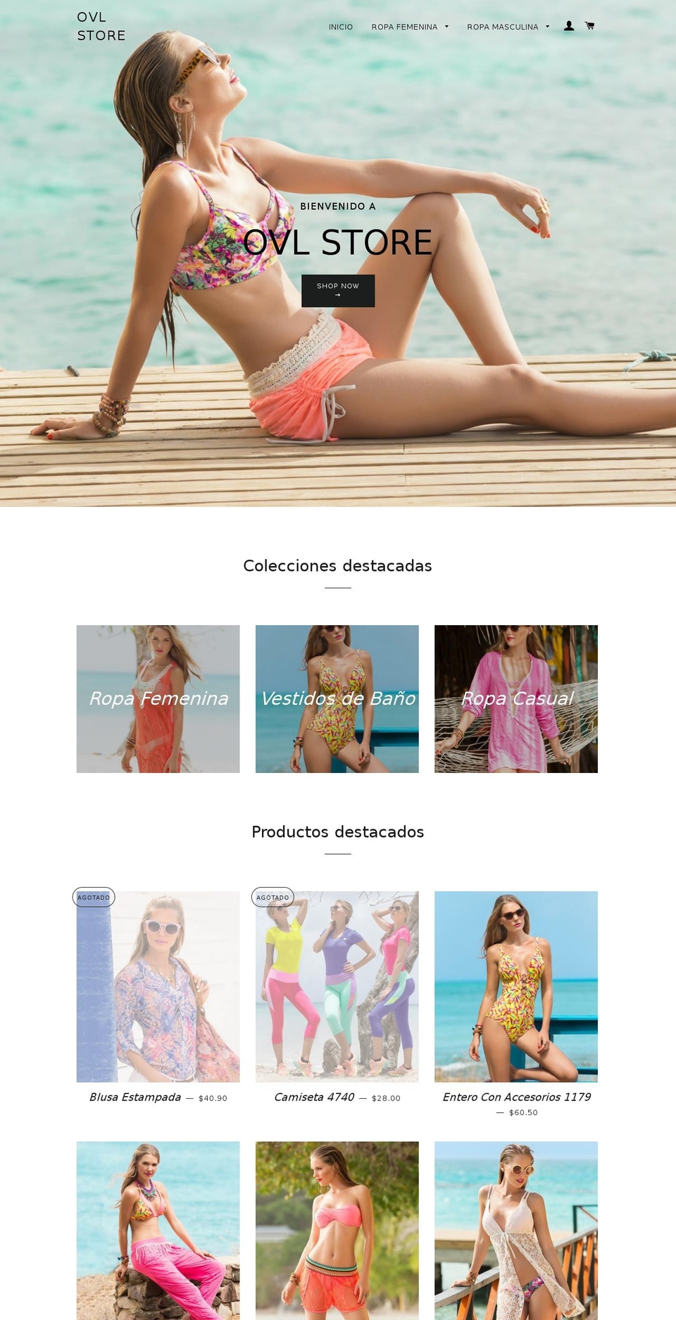 ovlstore.com shopify website screenshot