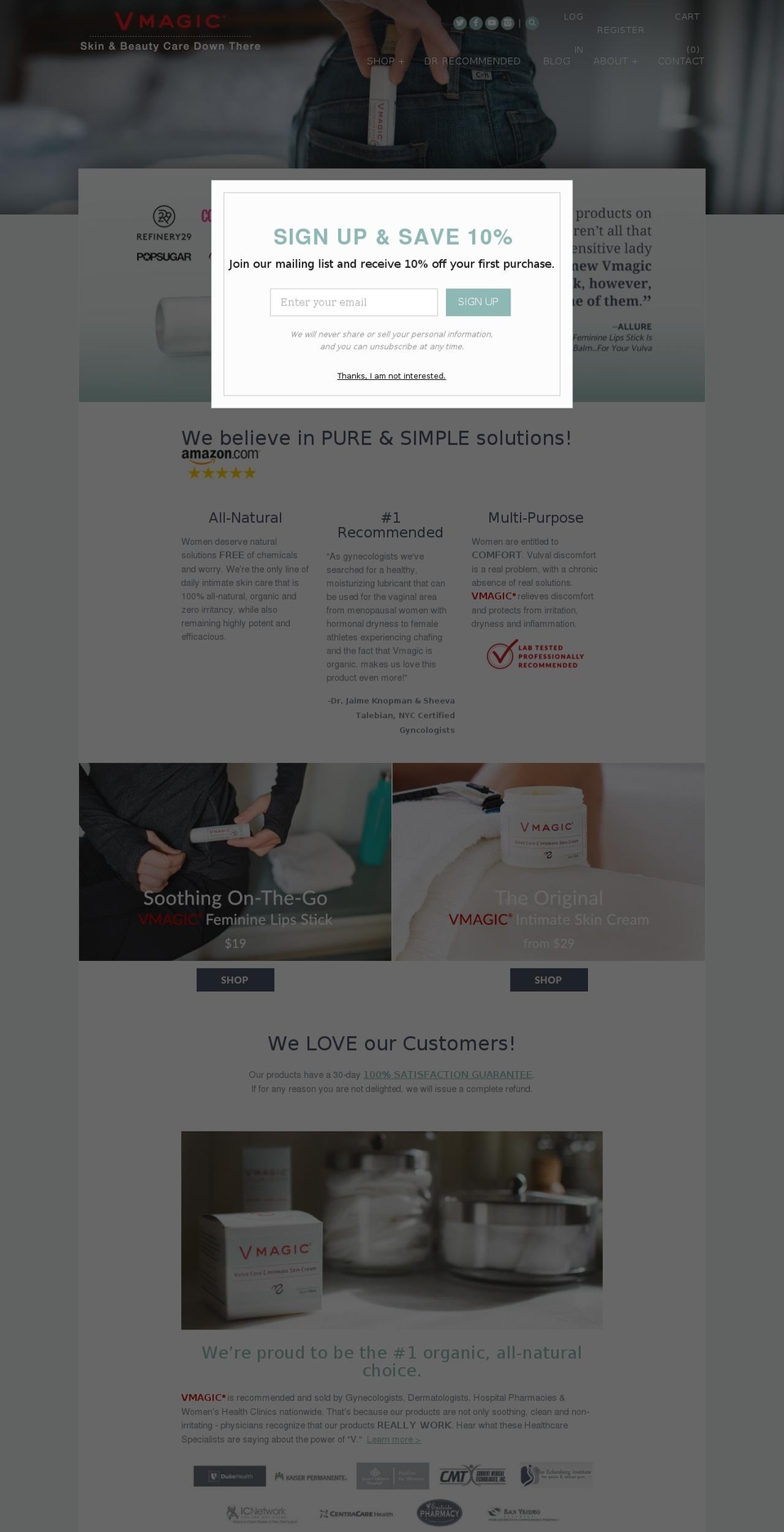 ovmagic.com shopify website screenshot