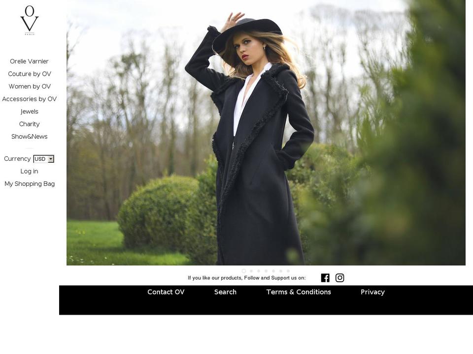 ovparisshop.com — Shopify storefront screenshot