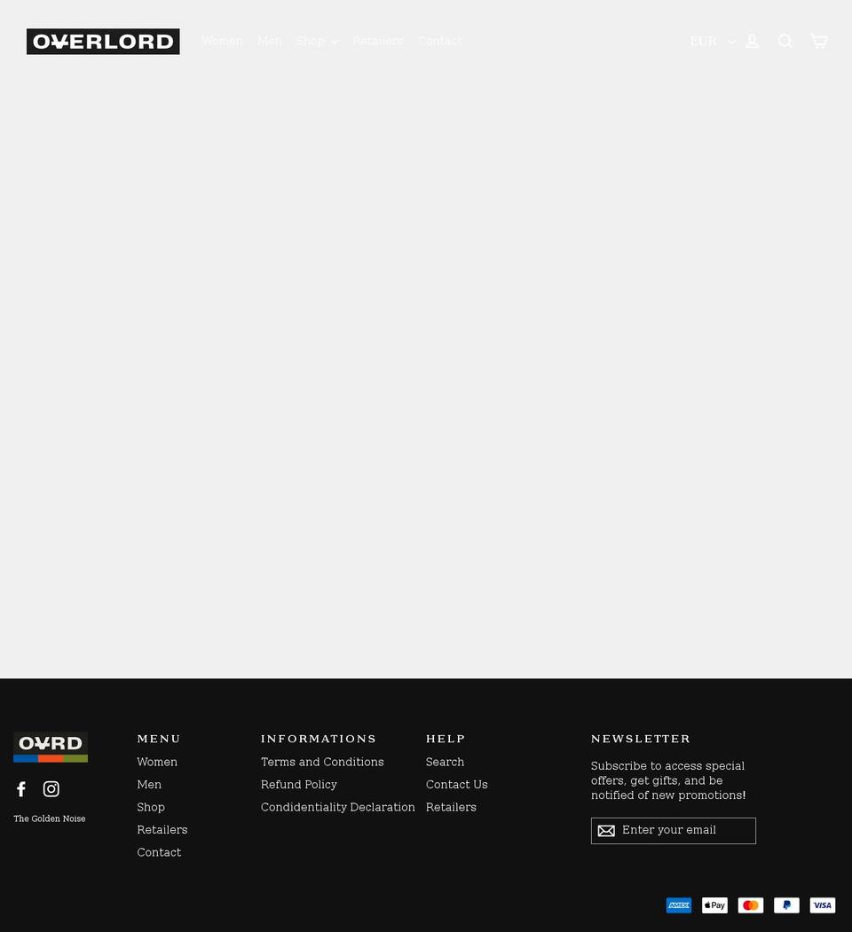 ovrd.net shopify website screenshot