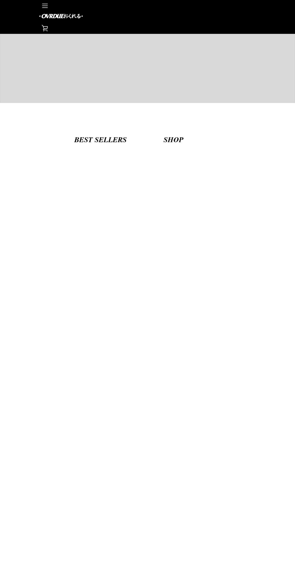 ovrdue.com shopify website screenshot