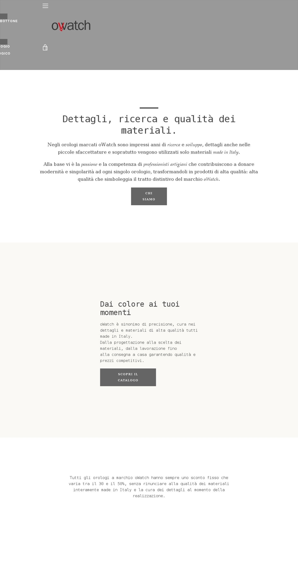 owatch.it shopify website screenshot