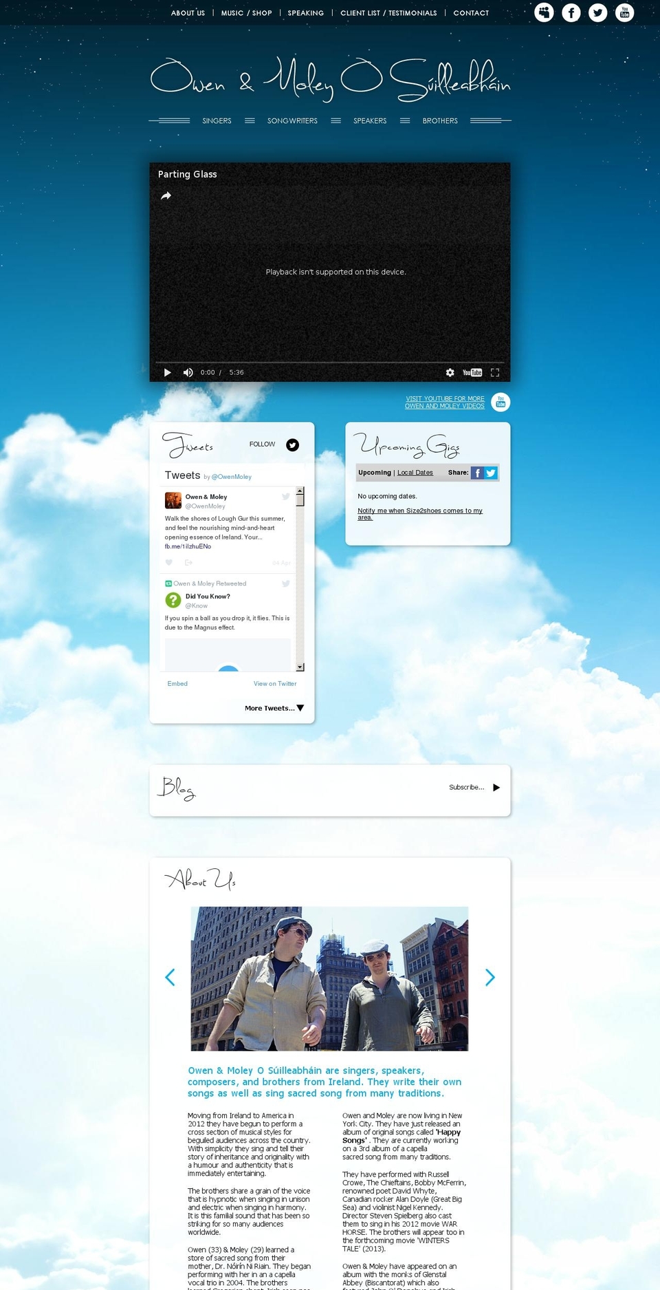 owenandmoley.com shopify website screenshot