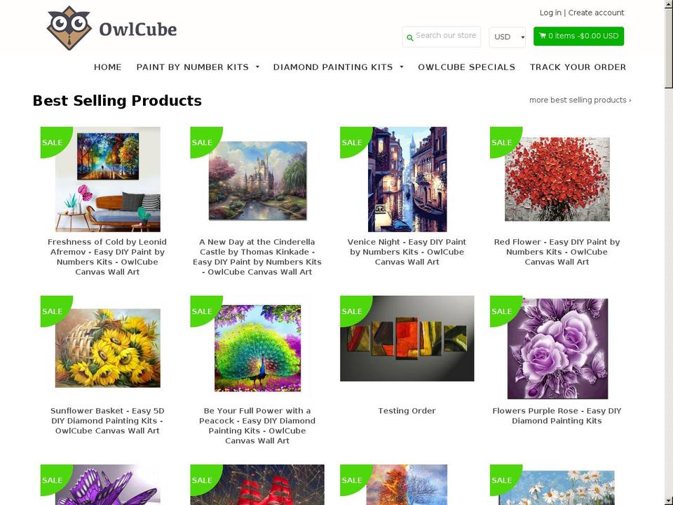 shopbooster173 Shopify theme site example owlcube.com