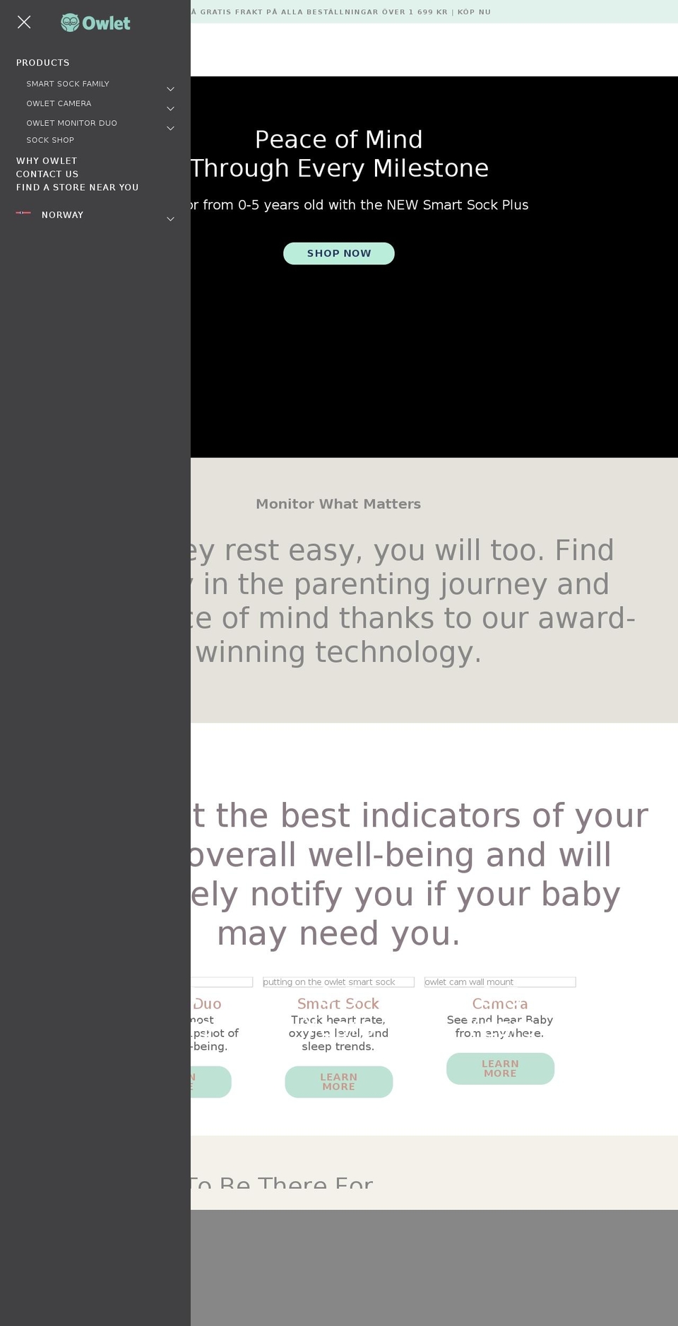 owletbaby.com shopify website screenshot
