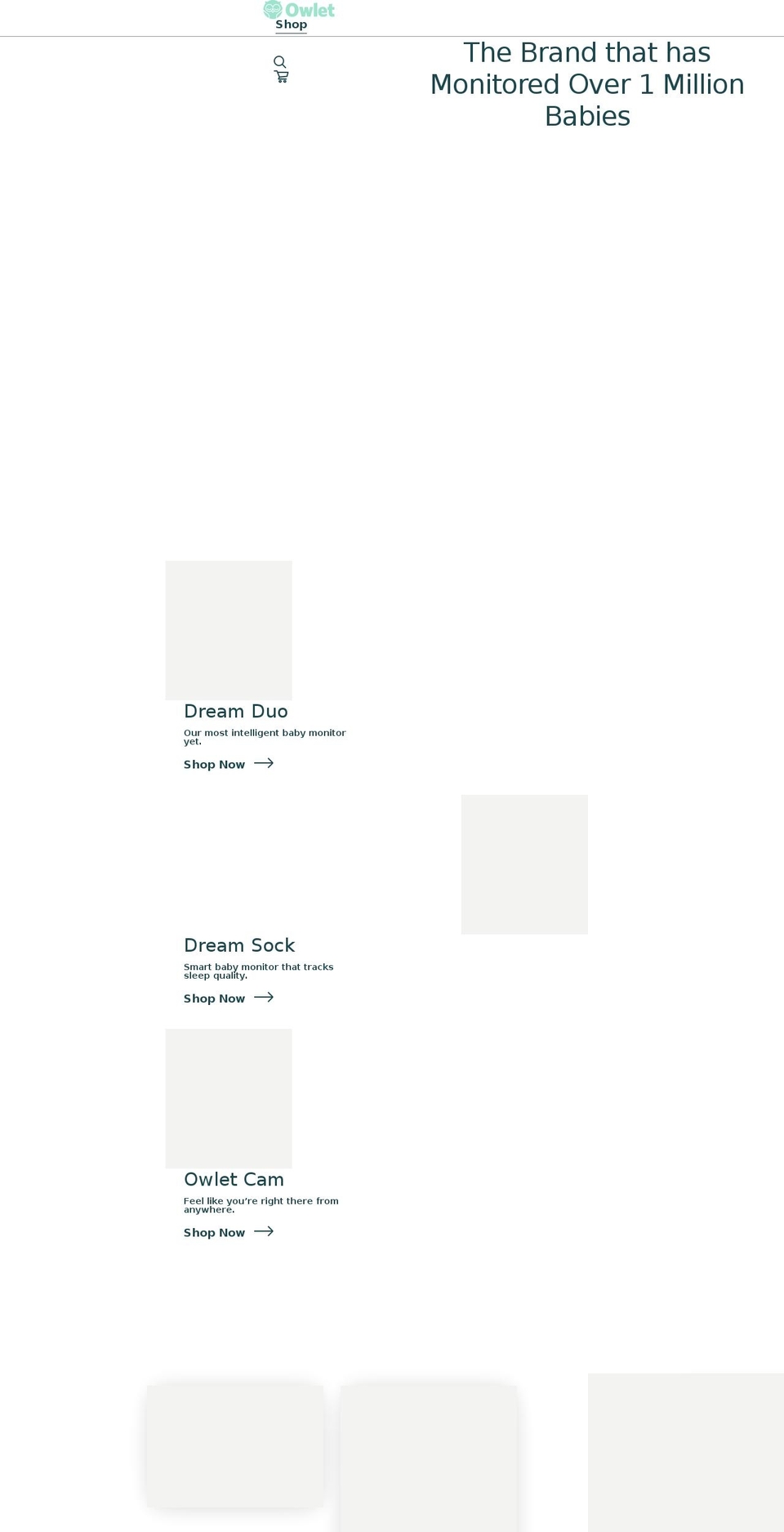 owletcare.ca shopify website screenshot