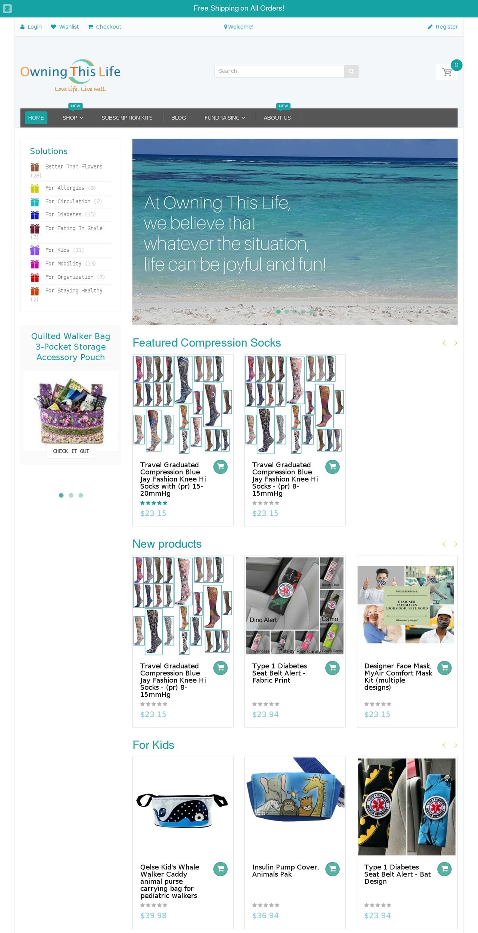 owningthislife.com — Shopify storefront screenshot