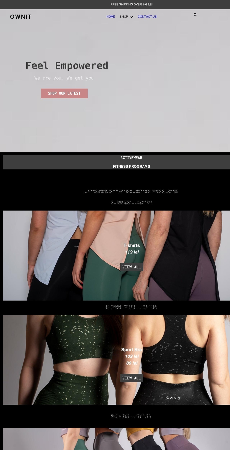 ownit-apparel.com shopify website screenshot