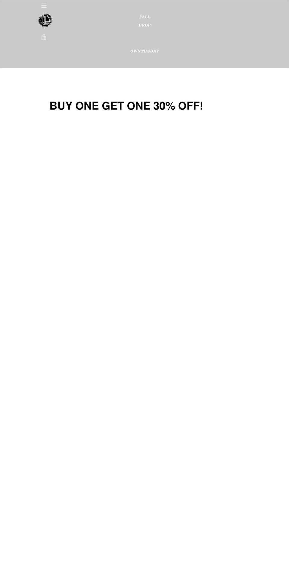 owntheday47.com shopify website screenshot