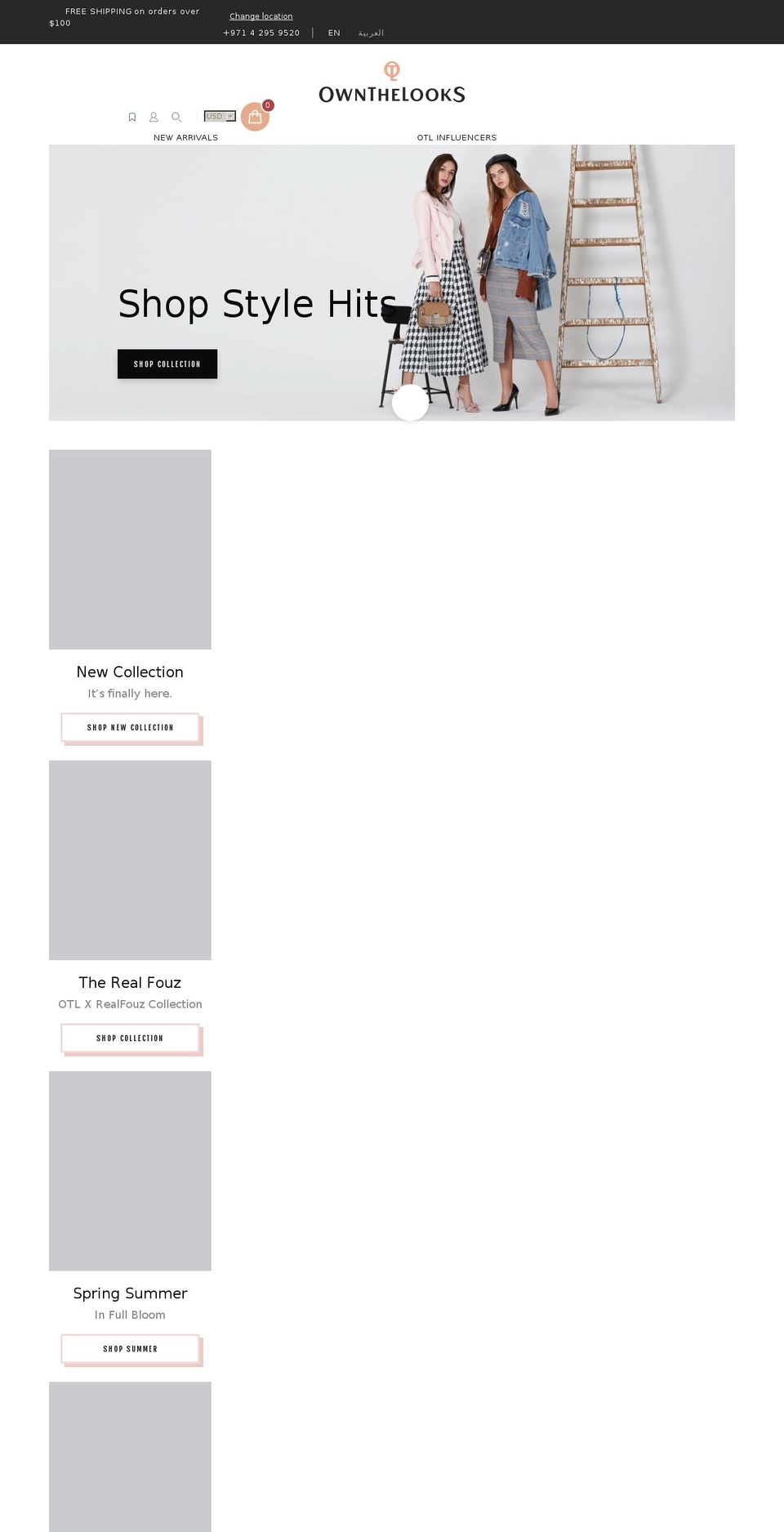 shop new design Shopify theme site example ownthelooks.com