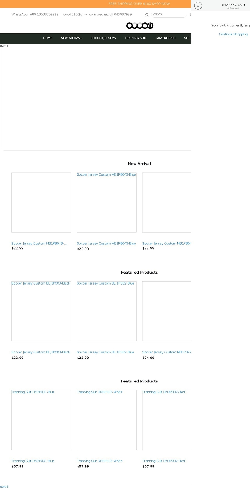 owoiii.com shopify website screenshot