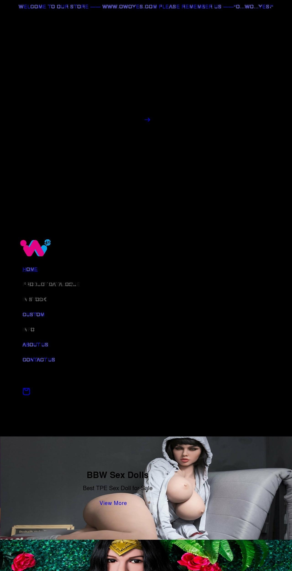 owoyes.com shopify website screenshot