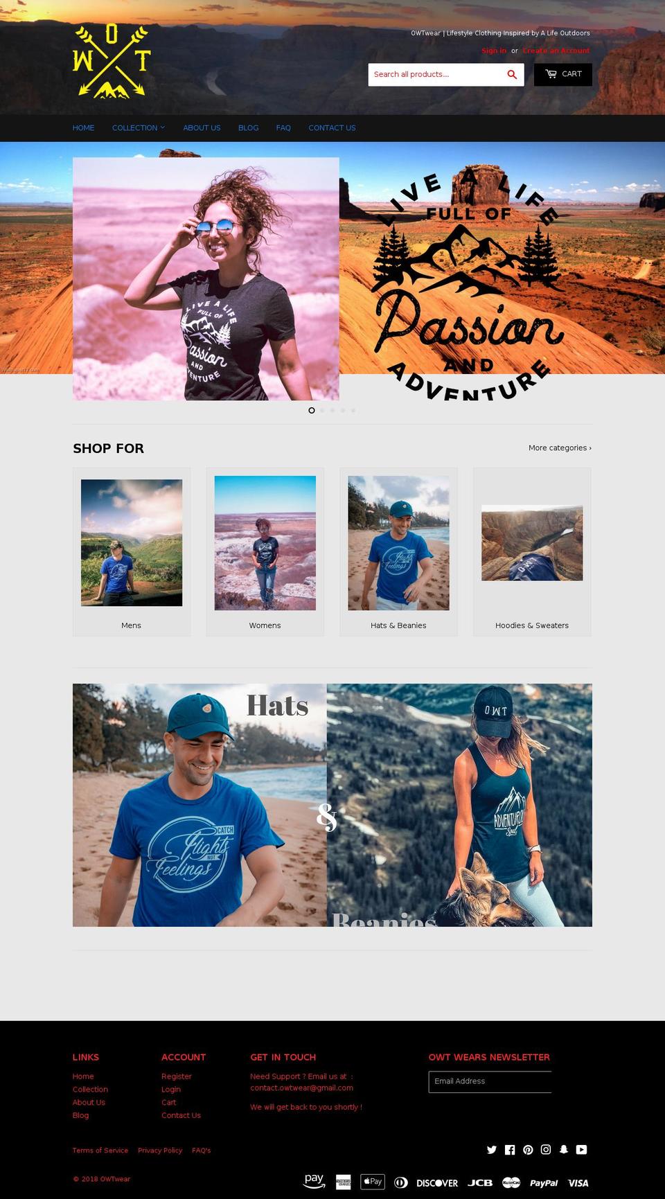 owtoneworldtraveler.org shopify website screenshot