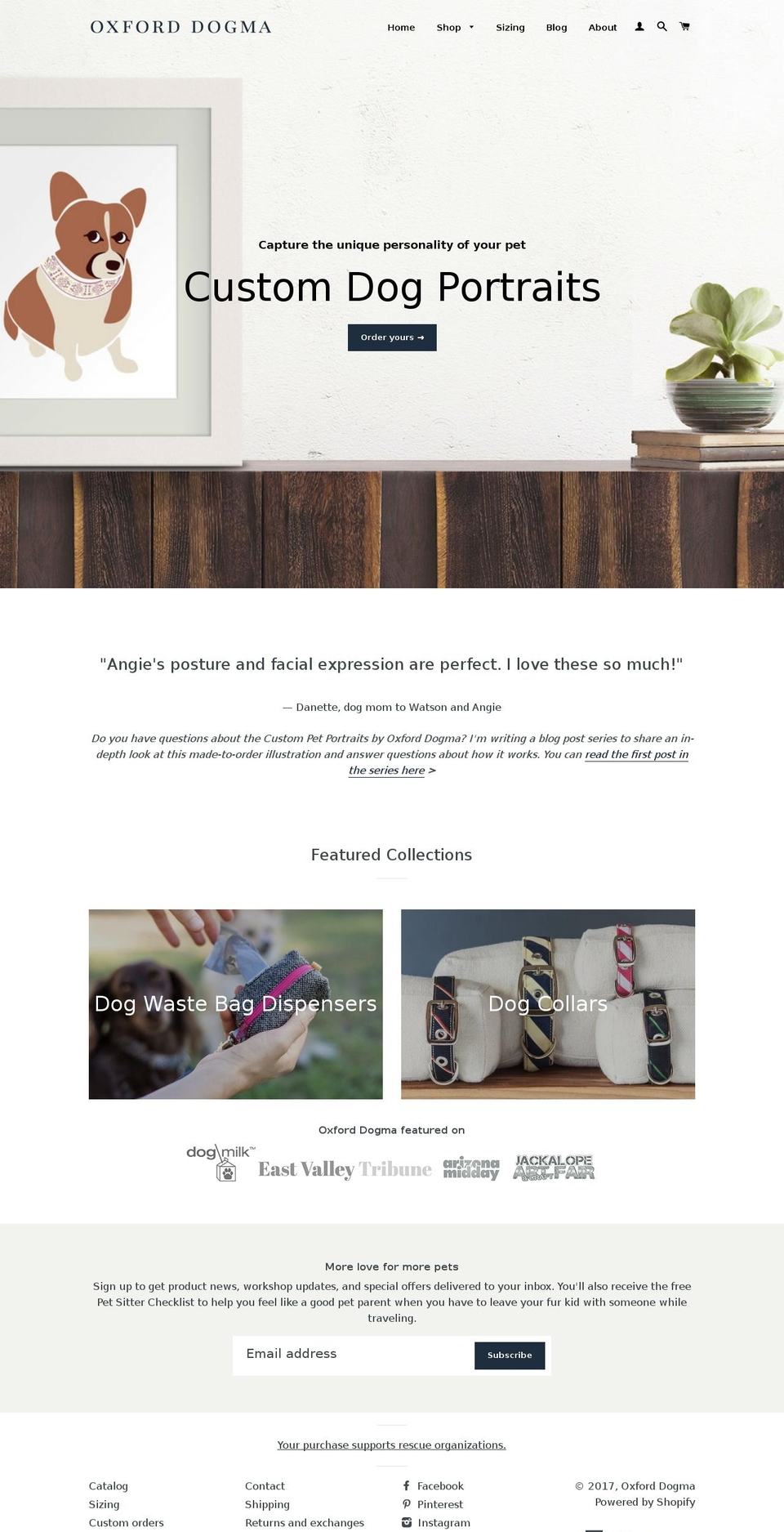 oxforddogma.com shopify website screenshot