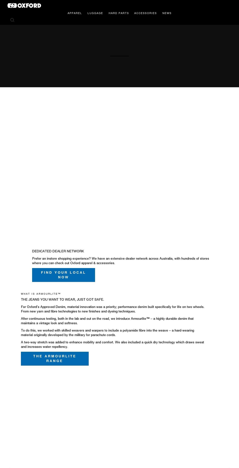 oxfordproducts.com.au shopify website screenshot