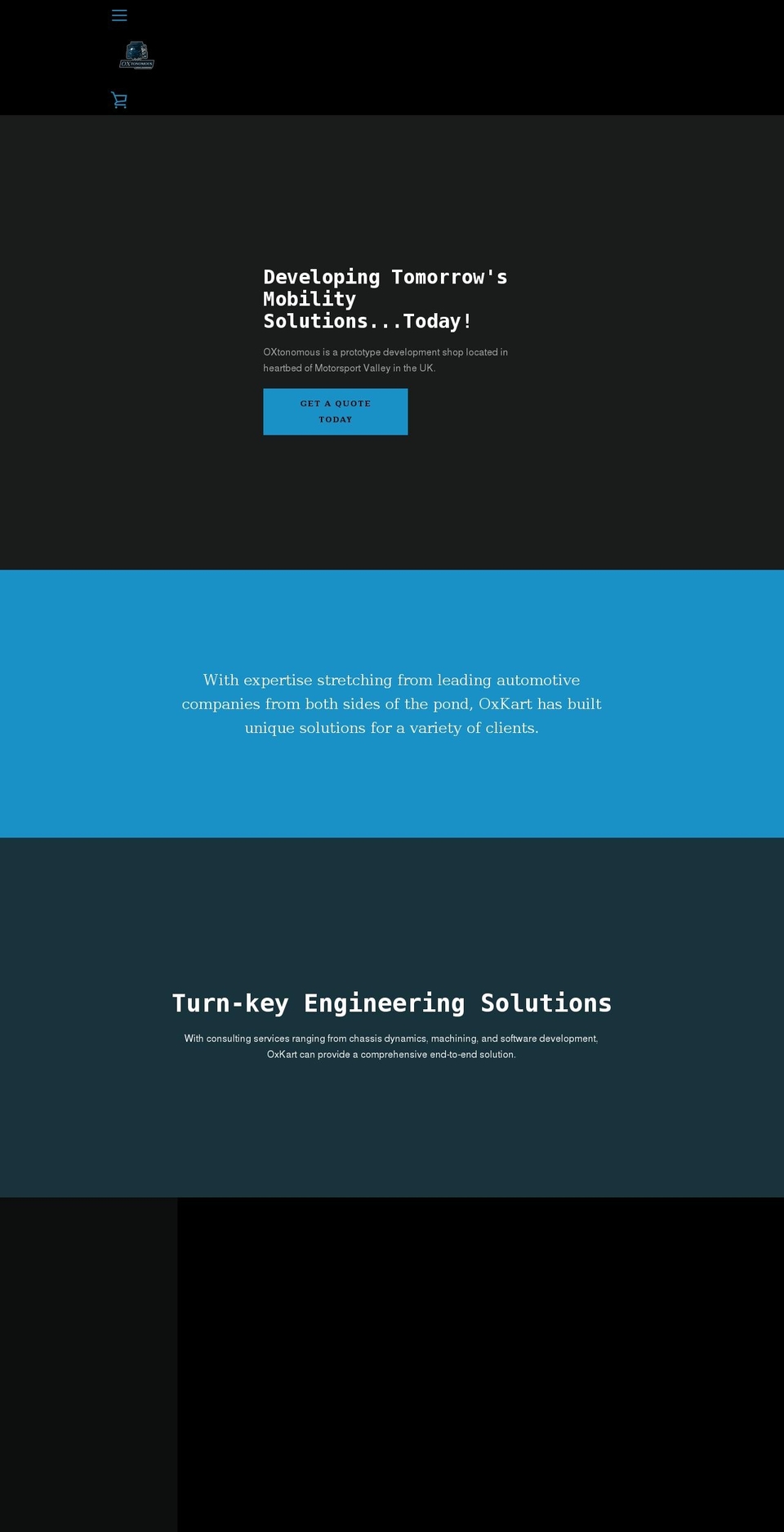 oxkart.co.uk shopify website screenshot