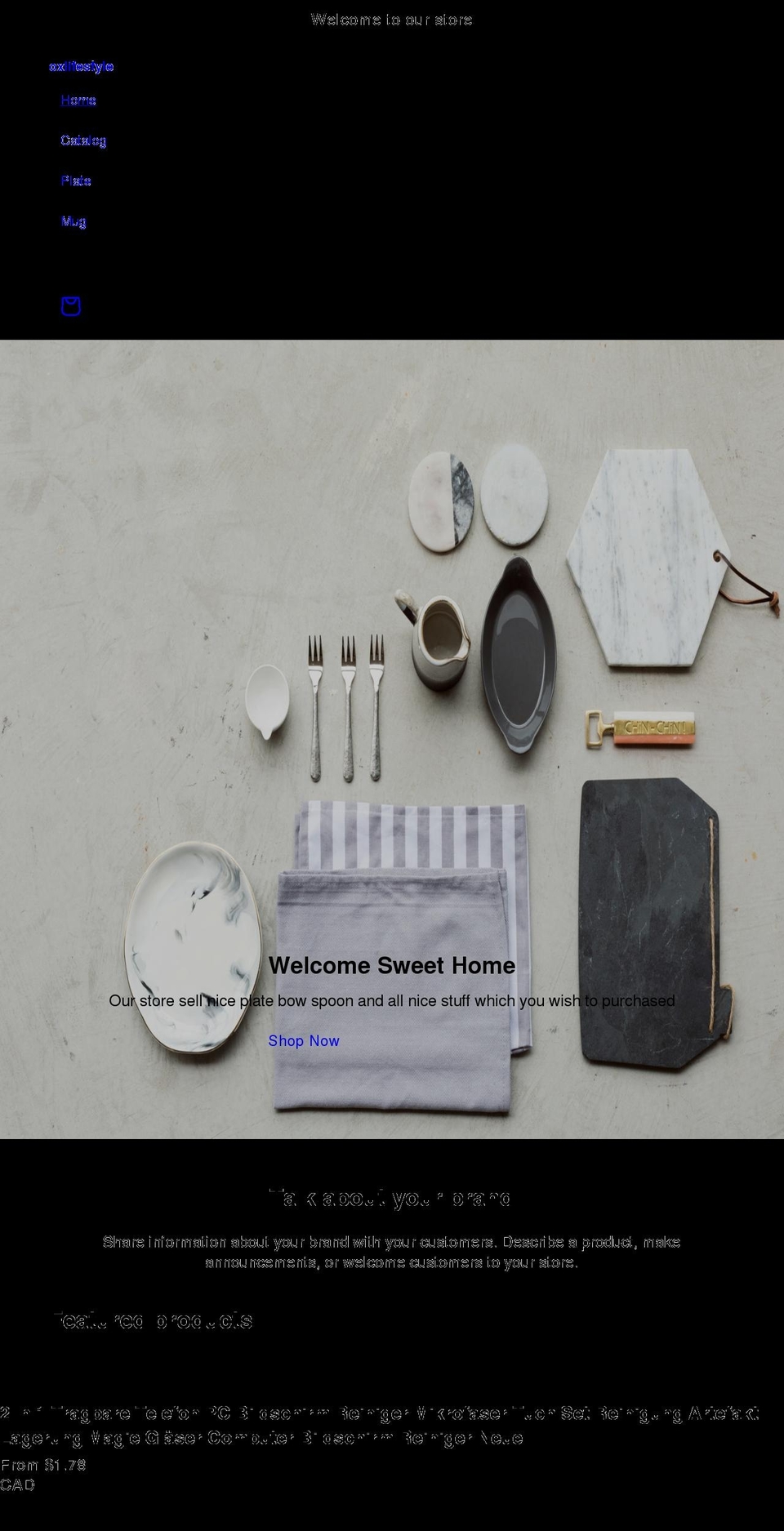 oxlifestyle.com shopify website screenshot