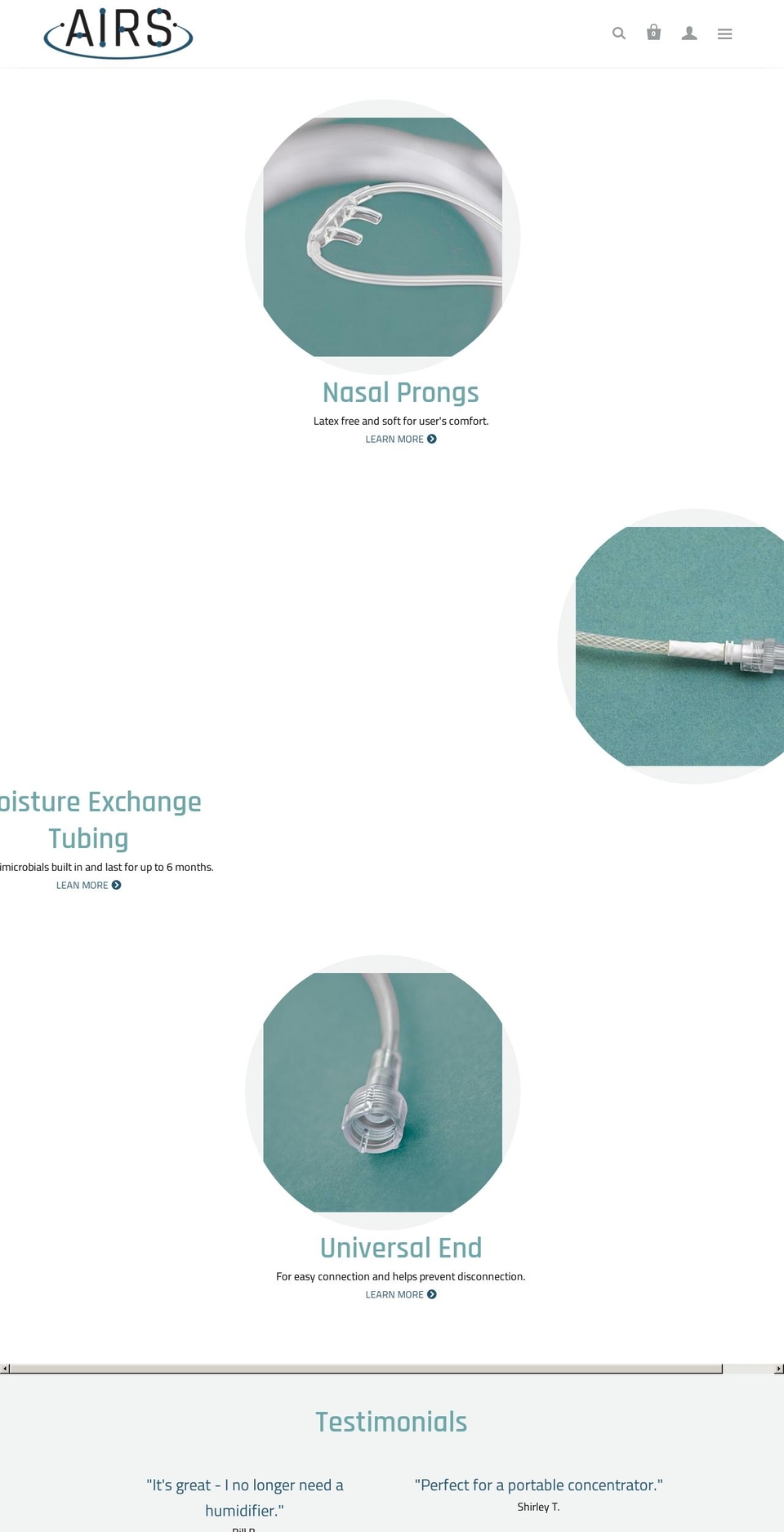 oxygenalarms.com shopify website screenshot