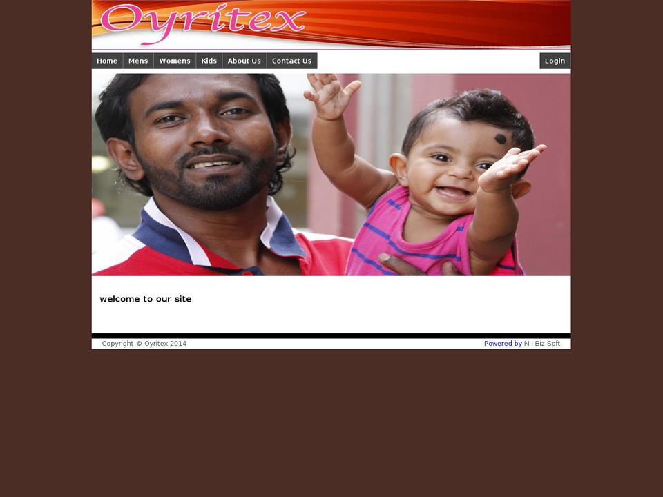 oyritex.com shopify website screenshot