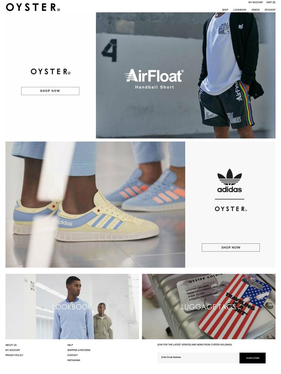 OYSTER x PG - HYPE Shopify theme site example oyster.clothing