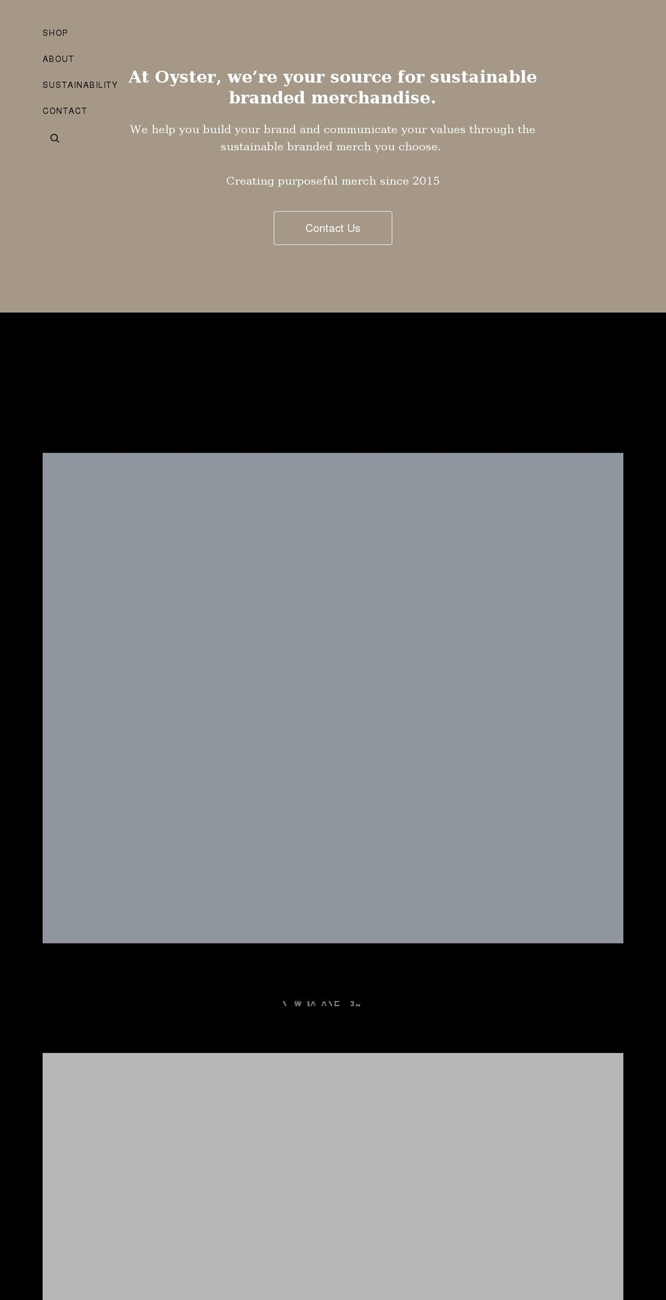 oysterpromo.com shopify website screenshot