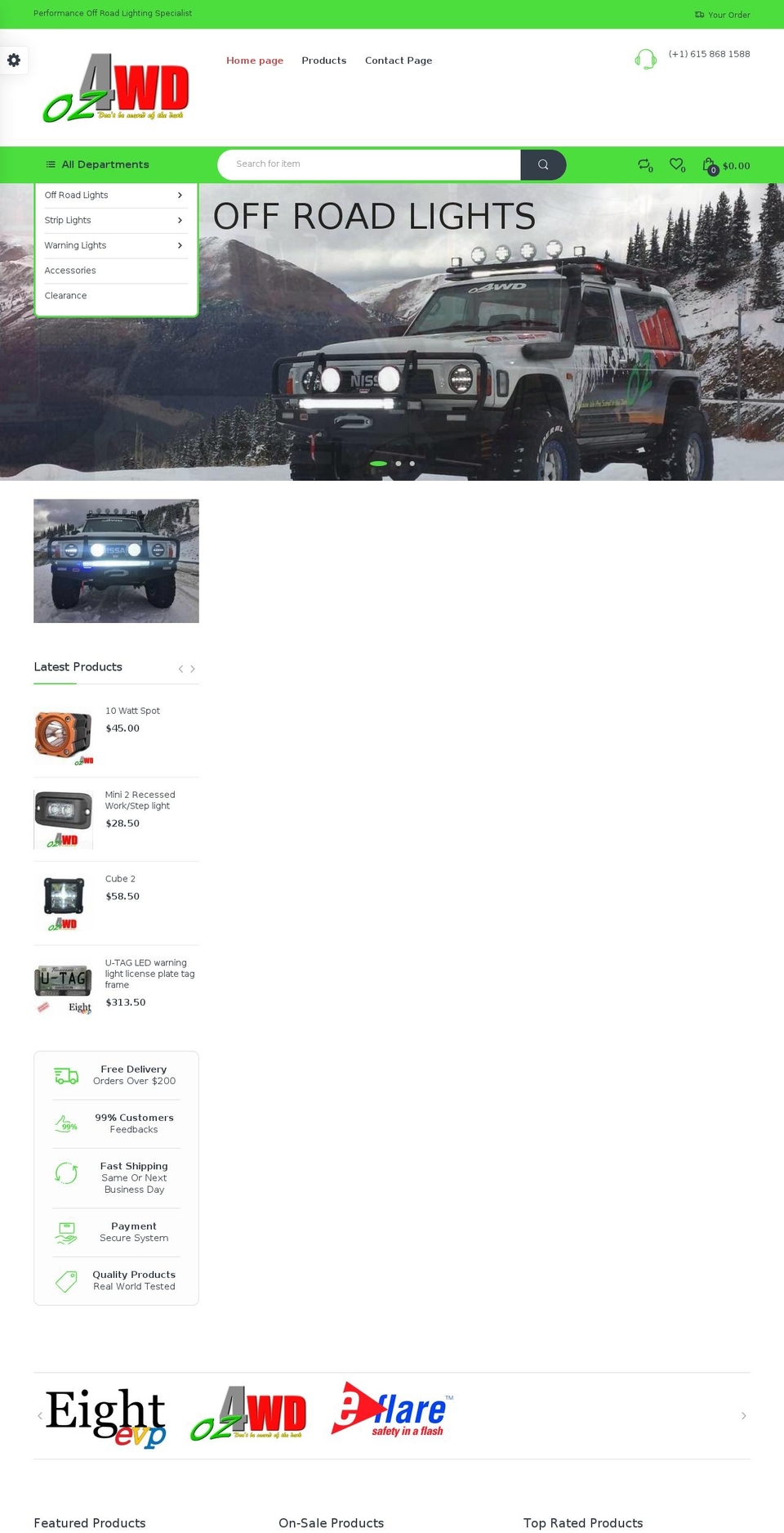 electro-v2-0-home-2 Shopify theme site example oz4wd.com.au