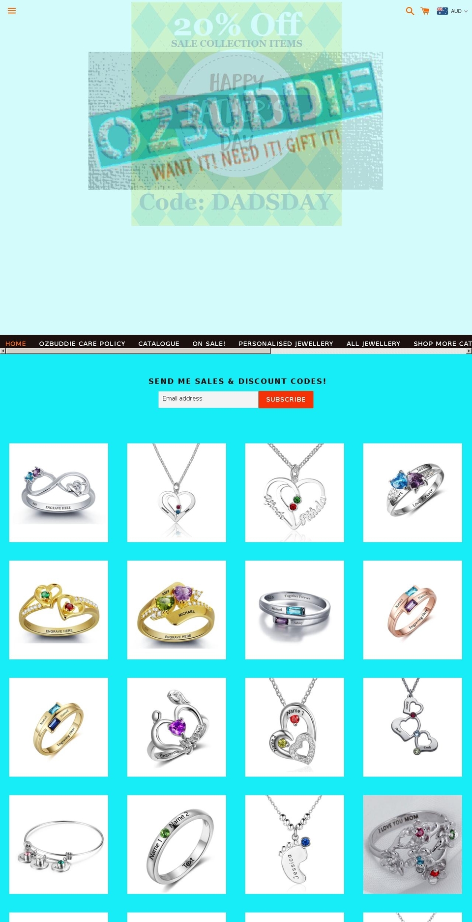 ozbuddie.com — Shopify storefront screenshot