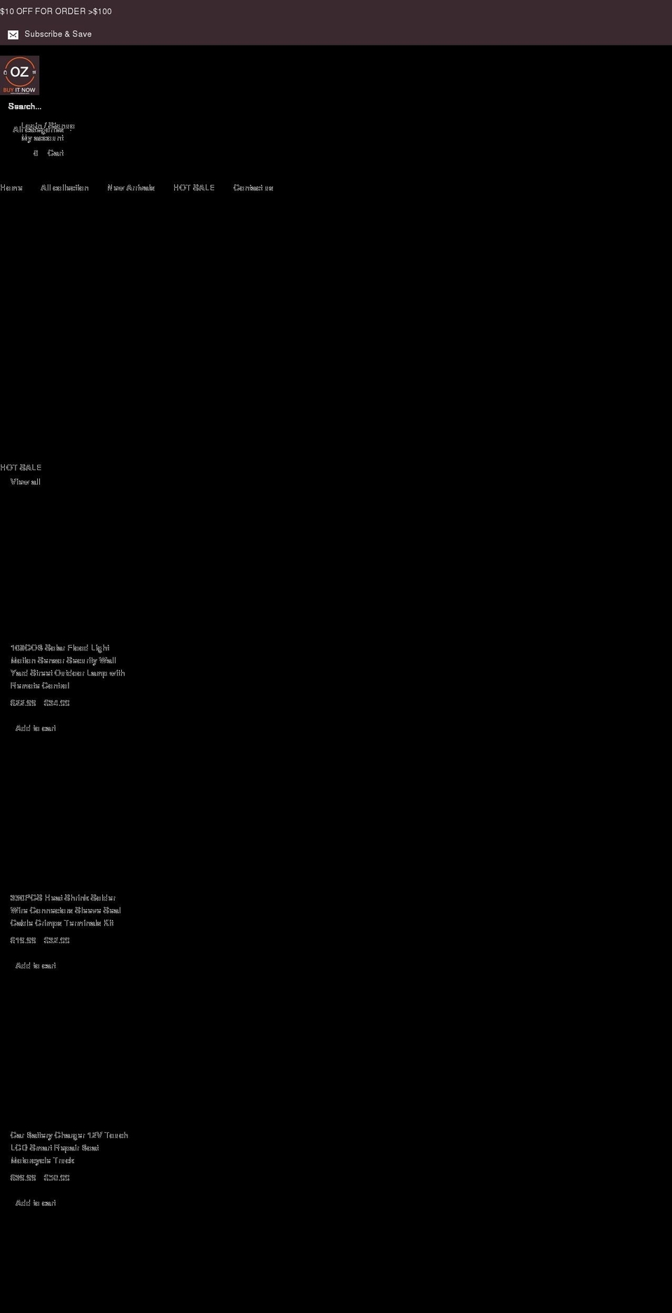 ozbuyitnow.com shopify website screenshot