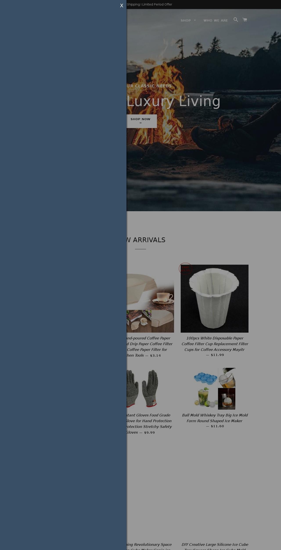 ozcampinggear.com — Shopify storefront screenshot
