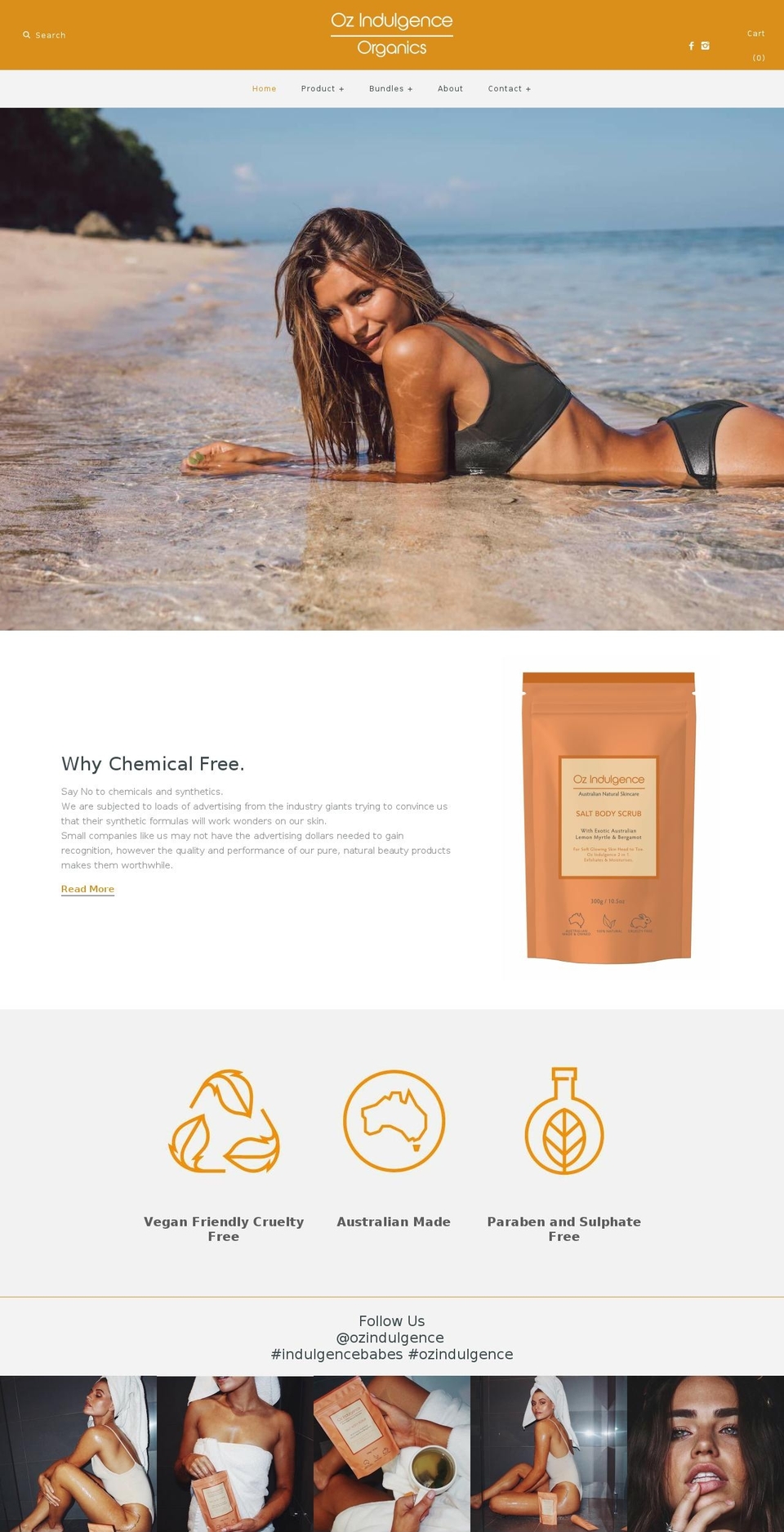 OZ INDULGENCE - LIVE Shopify theme site example ozindulgence.com.au
