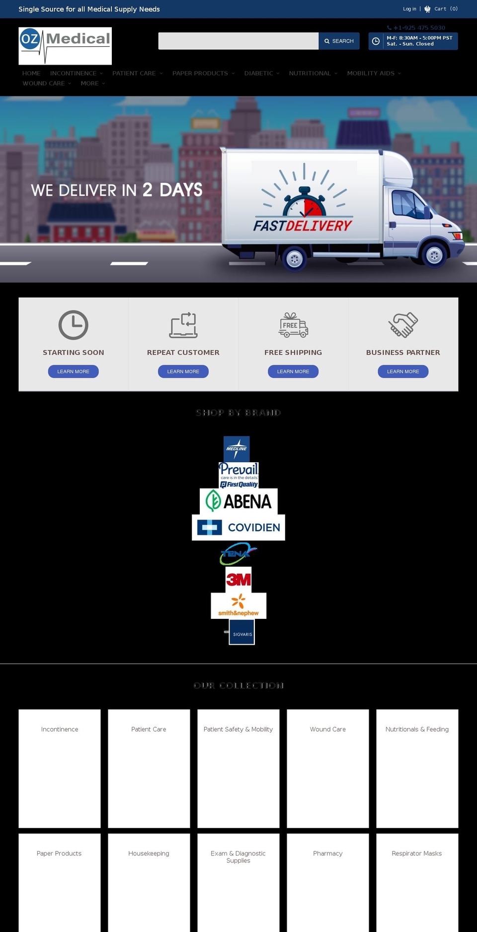 ozmedical.com shopify website screenshot