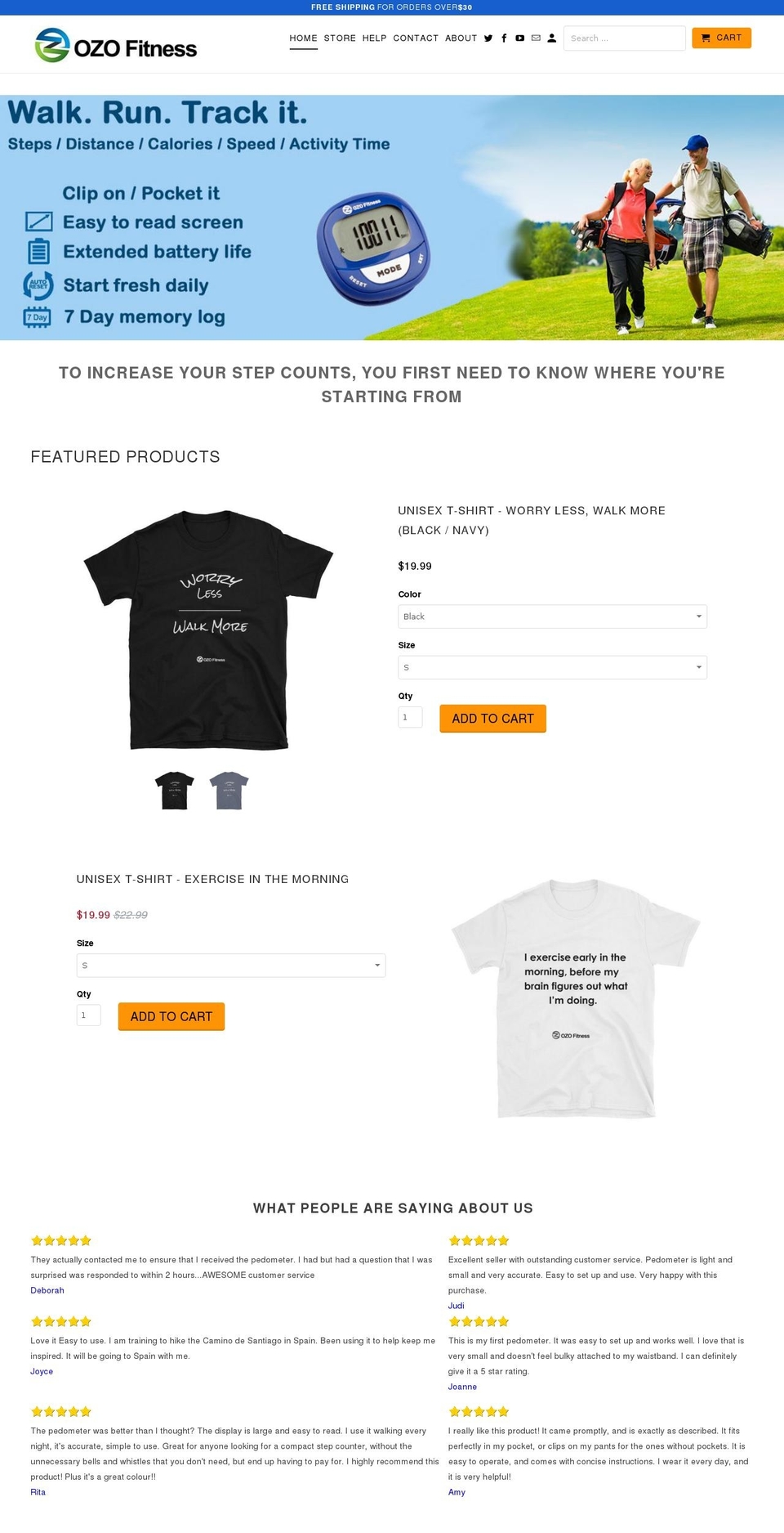 ozofitness.com shopify website screenshot
