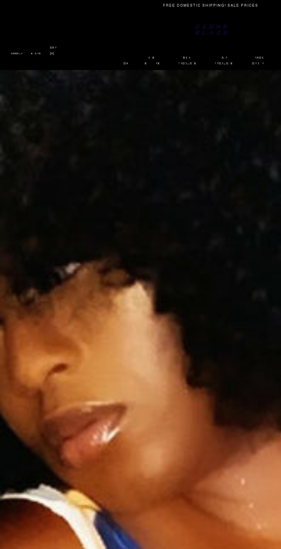 ozoneblaze.com shopify website screenshot