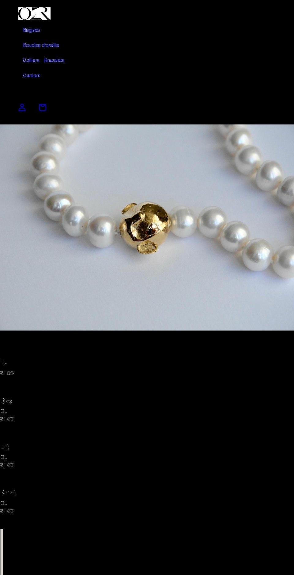 ozrparis.com shopify website screenshot