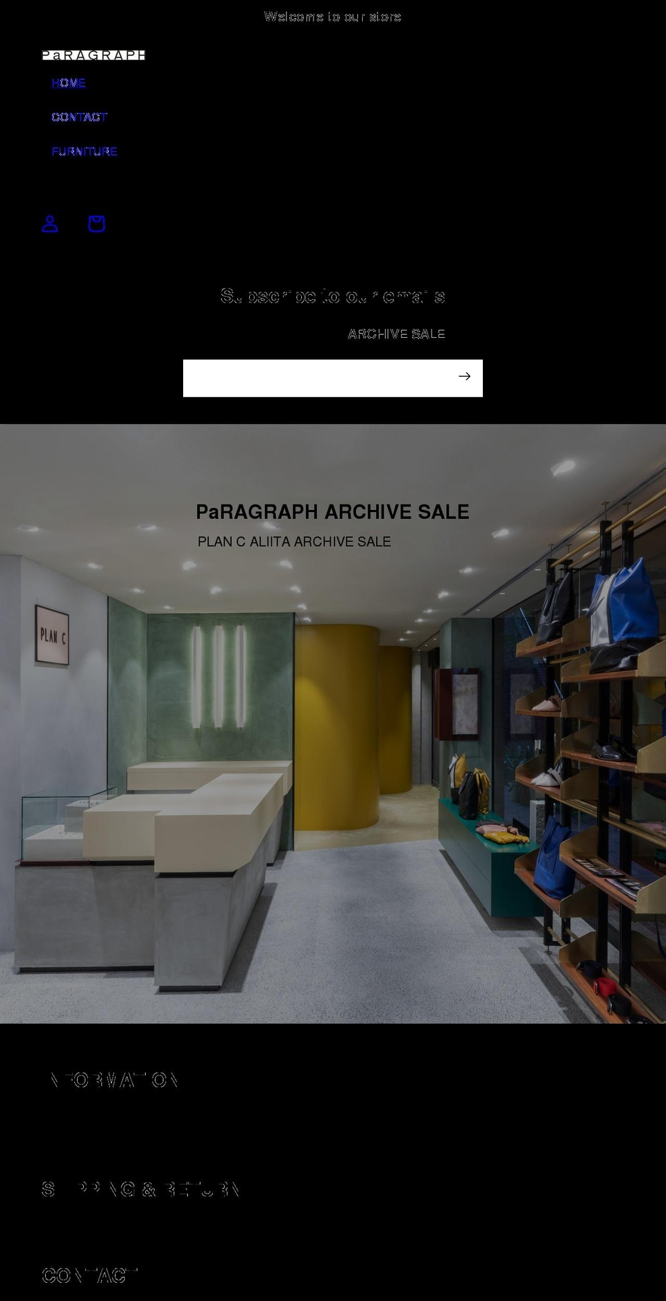 p-paragraph.com shopify website screenshot