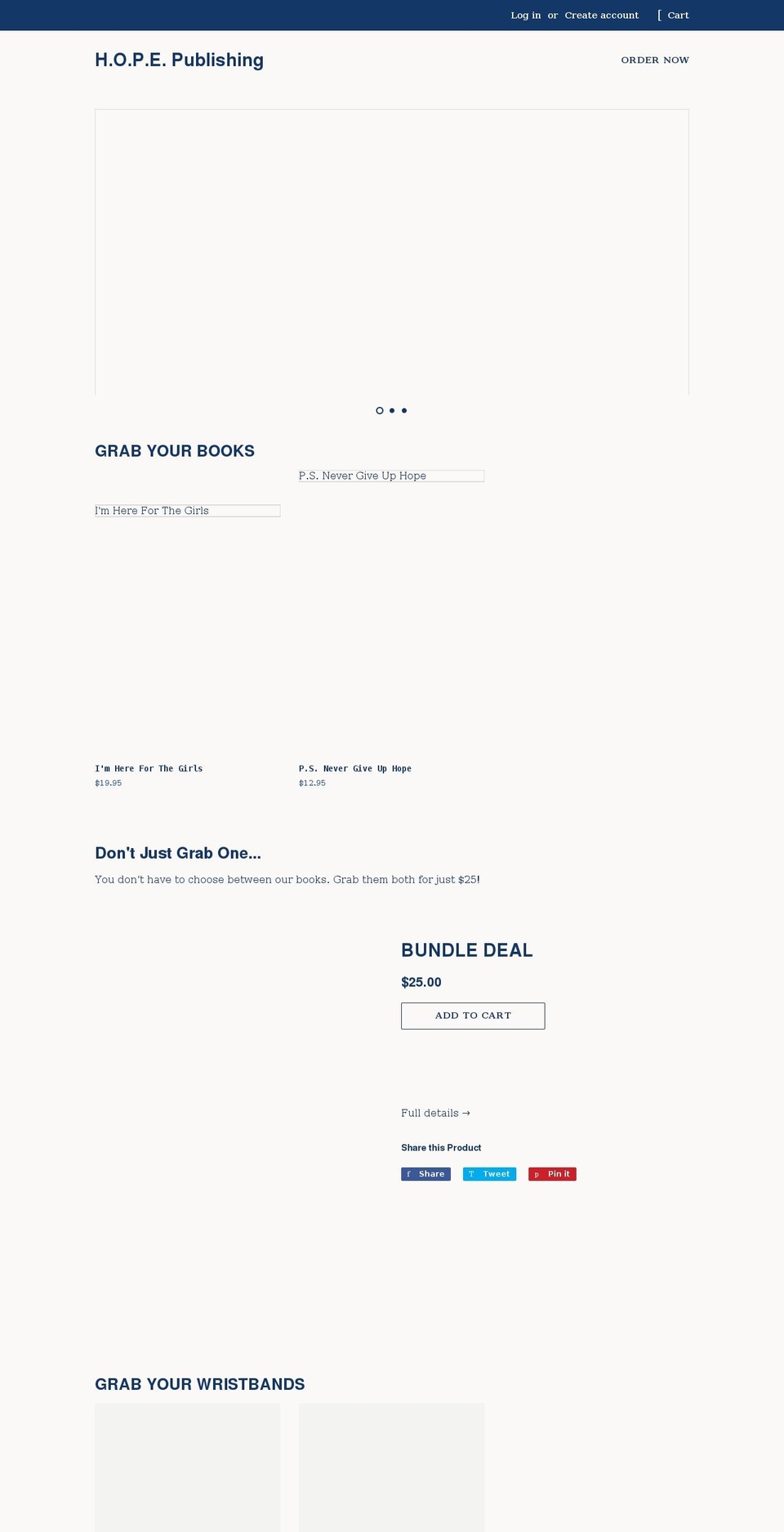 p-s-never-give-up-hope.myshopify.com shopify website screenshot
