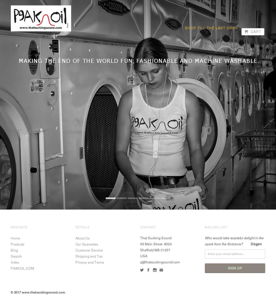 p9akoil.com shopify website screenshot