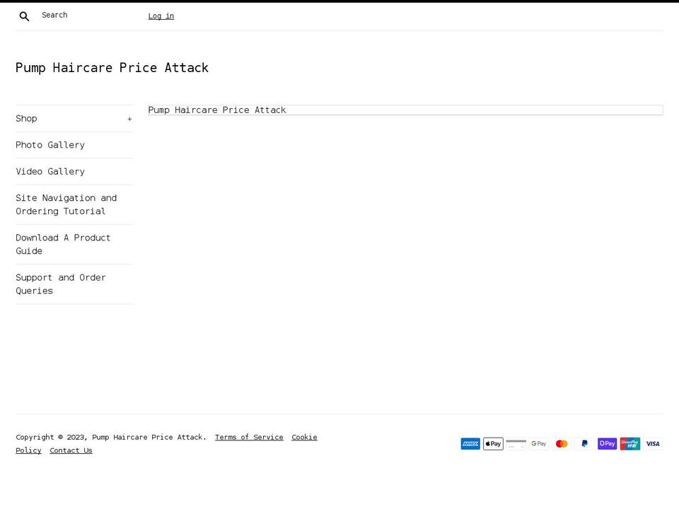 pab2b.com shopify website screenshot