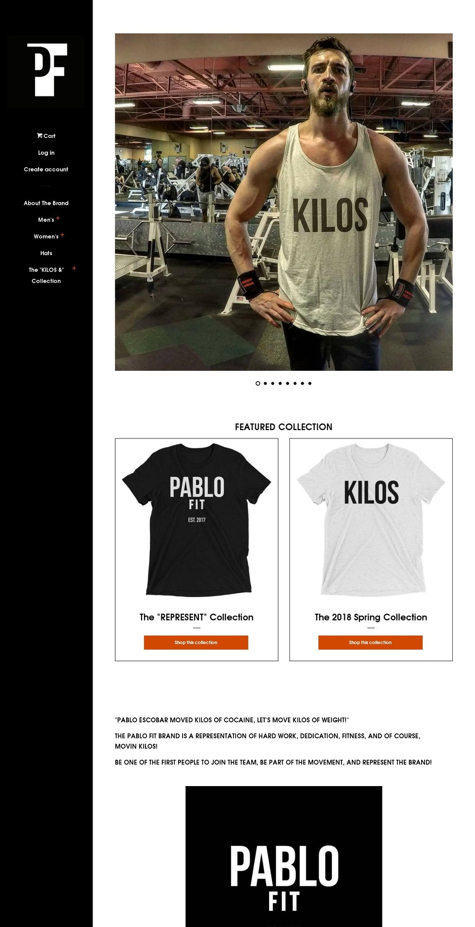 pablofit.com — Shopify storefront screenshot
